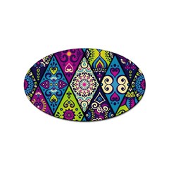 Ethnic Pattern Abstract Sticker Oval (10 Pack) by uniart180623