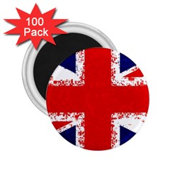 Union Jack London Flag Uk 2 25  Magnets (100 Pack)  by Celenk