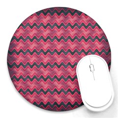 Background Pattern Structure Round Mousepad by Simbadda