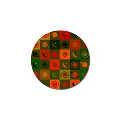 Space Pattern Multicolour Golf Ball Marker by Simbadda