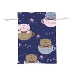 Cute Kittens Sleep Sweetly Mugs Lightweight Drawstring Pouch (L) Front