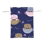 Cute Kittens Sleep Sweetly Mugs Lightweight Drawstring Pouch (L) Back