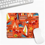 Seamless Pattern Vector Beach Holiday Theme Set Small Mousepad Front