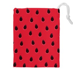 Seamless-watermelon-surface-texture Drawstring Pouch (5xl) by Simbadda