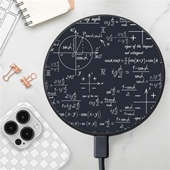 Mathematical-seamless-pattern-with-geometric-shapes-formulas Wireless Fast Charger(black) by Simbadda