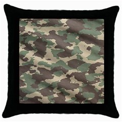 Camouflage Design Throw Pillow Case (black) by Excel