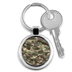 Camouflage Design Key Chain (Round) Front