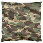 Camouflage Design Standard Premium Plush Fleece Cushion Case (One Side) Front