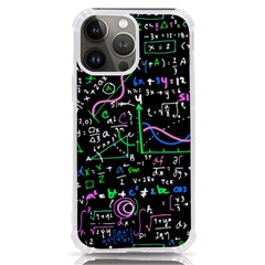 Math-linear-mathematics-education-circle-background Iphone 13 Pro Max Tpu Uv Print Case by Simbadda