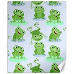 Cute-green-frogs-seamless-pattern Canvas 16  x 20  15.75 x19.29  Canvas - 1