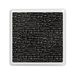 Math-equations-formulas-pattern Memory Card Reader (square) by Simbadda