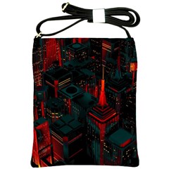 A Dark City Vector Shoulder Sling Bag by Proyonanggan