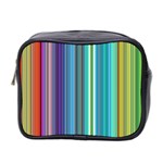 Color Stripes Mini Toiletries Bag (Two Sides) Front