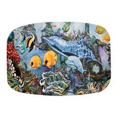 Colorful Aquatic Life Wall Mural Mini Square Pill Box by Proyonanggan