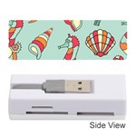 Seahorse Seashell Starfish Shell Memory Card Reader (Stick) Front