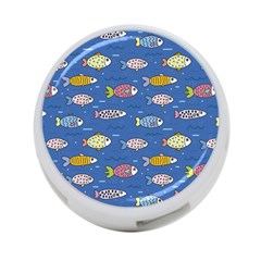 Sea Fish Blue Submarine Animal 4-port Usb Hub (one Side) by Proyonanggan