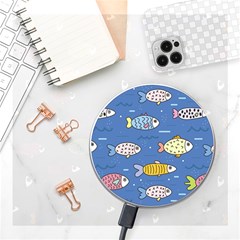 Sea Fish Blue Submarine Animal Wireless Fast Charger(white) by Proyonanggan