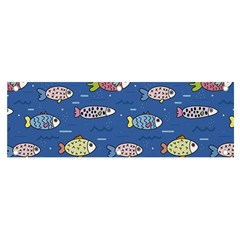 Sea Fish Blue Submarine Animal Banner And Sign 6  X 2  by Proyonanggan