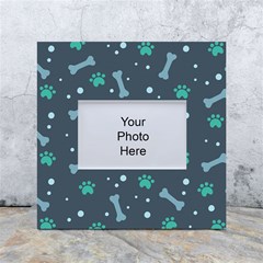 Bons Foot Prints Pattern Background White Box Photo Frame 4  X 6  by Bangk1t