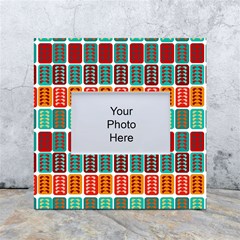 Bricks Abstract Seamless Pattern White Box Photo Frame 4  X 6  by Bangk1t