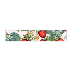 Strawberry Fruit Premium Plush Fleece Scarf (mini) by Amaryn4rt