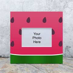 Watermelon Fruit Summer Red Fresh Food Healthy White Box Photo Frame 4  X 6  by pakminggu