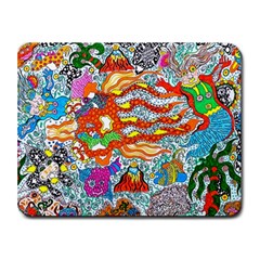 Supersonic Mermaid Chaser Small Mousepad by chellerayartisans