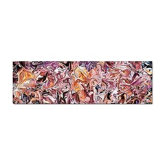 Abstract Waves Sticker (bumper) by kaleidomarblingart