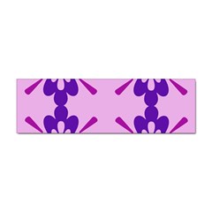 Pink And Purple Flowers Pattern Sticker Bumper (100 Pack) by shoopshirt