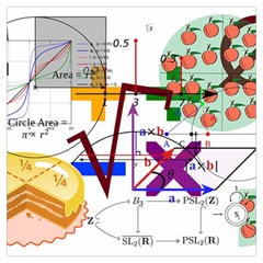 Mathematics Formula Physics School Lightweight Scarf  by Bedest