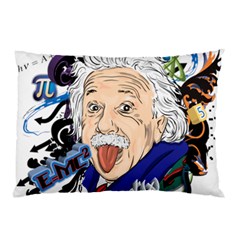 Albert Einstein Physicist Pillow Case by Cowasu