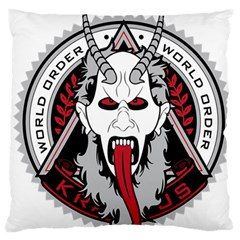 Krampus Standard Premium Plush Fleece Cushion Case (one Side) by Cowasu