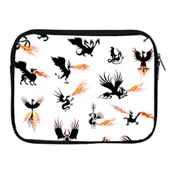 Dragon-phoenix-fire-bird-ancient Apple Ipad 2/3/4 Zipper Cases by Cowasu