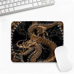 Fantasy Dragon Pentagram Small Mousepad by Cowasu