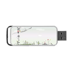 Abstract-background-children Portable Usb Flash (one Side) by Cowasu