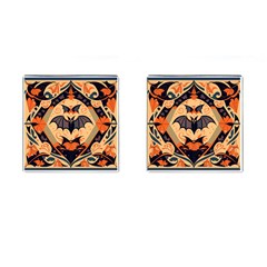 Bat Pattern Cufflinks (square) by Valentinaart