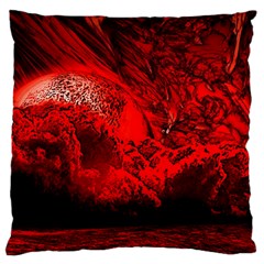 Planet-hell-hell-mystical-fantasy Large Cushion Case (two Sides) by Cowasu