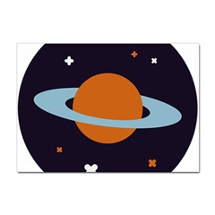 Planet-orbit-universe-star-galaxy Sticker A4 (100 Pack) by Cowasu