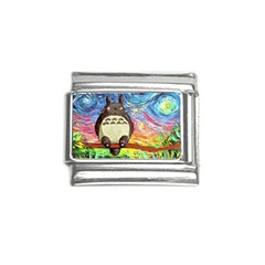 Cartoon Starry Night Art Van Gogh Parody Italian Charm (9mm) by Sarkoni