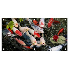 Koi Fish Nature Banner And Sign 4  X 2  by Ndabl3x