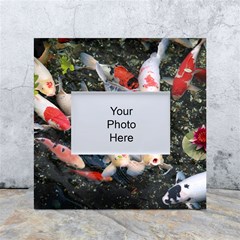 Koi Fish Nature White Box Photo Frame 4  X 6  by Ndabl3x