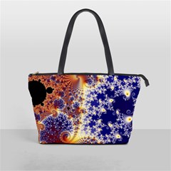 Psychedelic Colorful Abstract Trippy Fractal Mandelbrot Set Classic Shoulder Handbag by Bedest