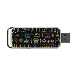 Hieroglyphs Space Portable Usb Flash (one Side) by Ndabl3x