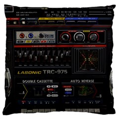 Daft Punk Boombox Large Cushion Case (one Side) by Sarkoni