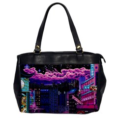 Retro City Pixel Oversize Office Handbag by Sarkoni