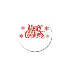 Merry Christmas Golf Ball Marker (10 Pack) by designerey