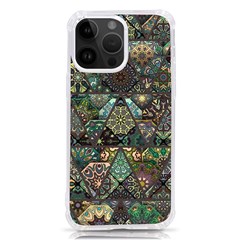 Digital Art Triangle Pattern Texture Mosaic Iphone 14 Pro Max Tpu Uv Print Case by Grandong