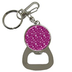 Purple Christmas Pattern Bottle Opener Key Chain by Grandong