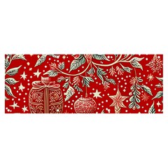 Christmas Pattern Banner And Sign 8  X 3  by Valentinaart