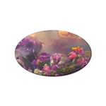 Floral Blossoms  Sticker (Oval) Front